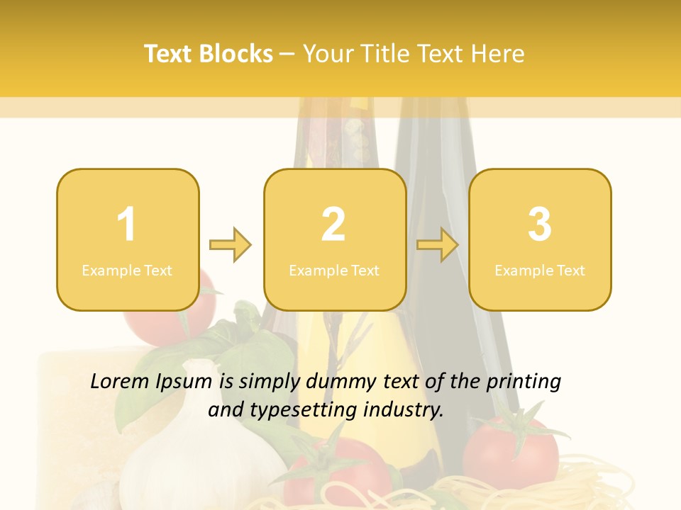 Spice Raw Macaroni PowerPoint Template