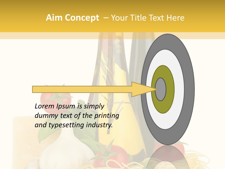 Spice Raw Macaroni PowerPoint Template