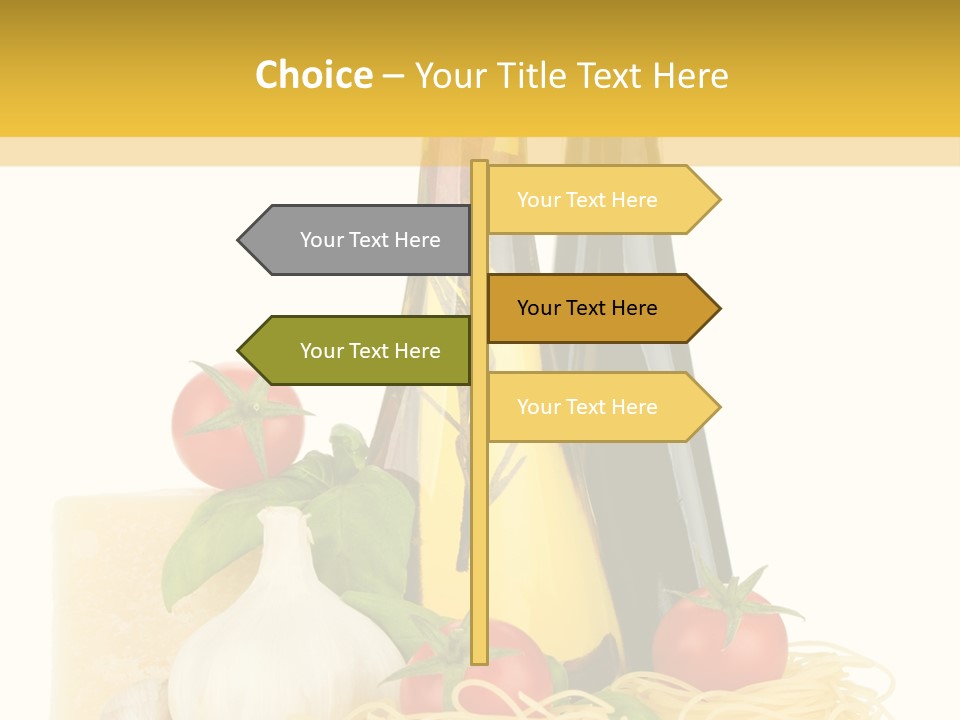 Spice Raw Macaroni PowerPoint Template