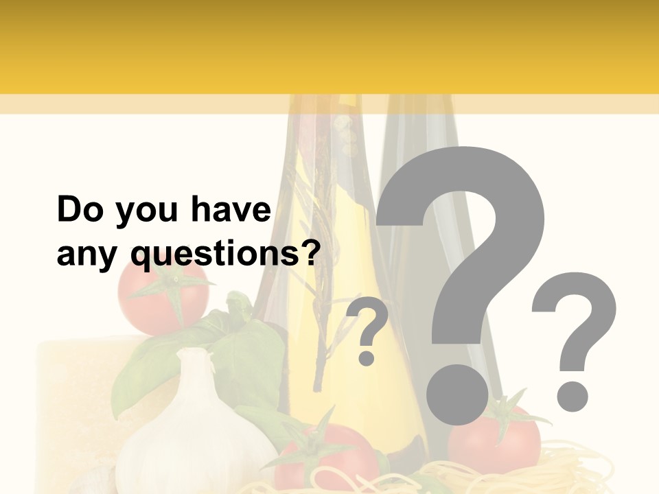 Spice Raw Macaroni PowerPoint Template