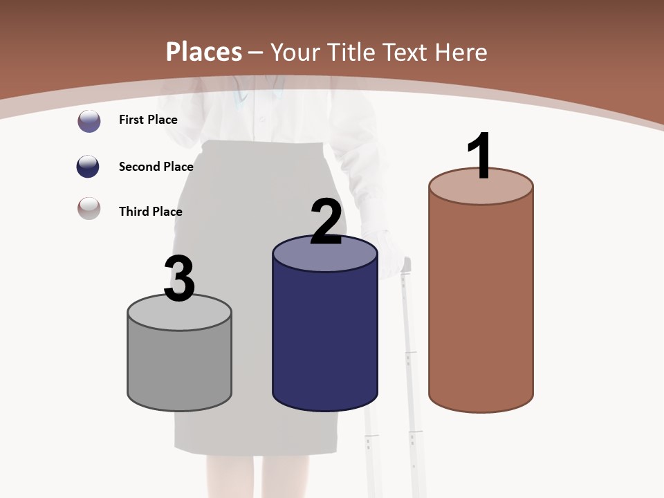 Forage Cap Stewardess Aviation PowerPoint Template