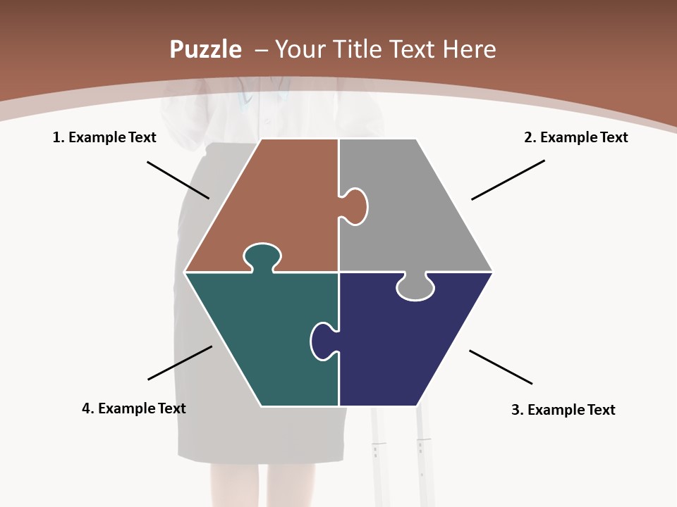 Forage Cap Stewardess Aviation PowerPoint Template