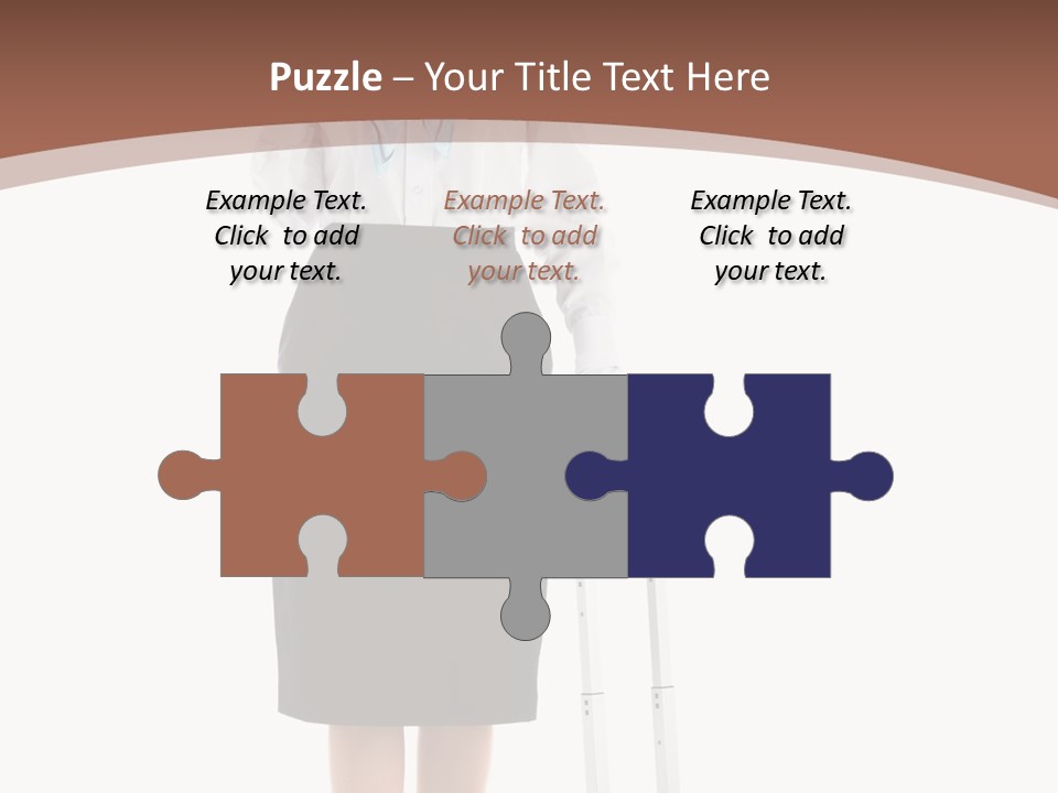 Forage Cap Stewardess Aviation PowerPoint Template