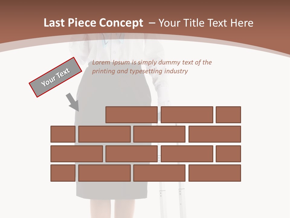 Forage Cap Stewardess Aviation PowerPoint Template