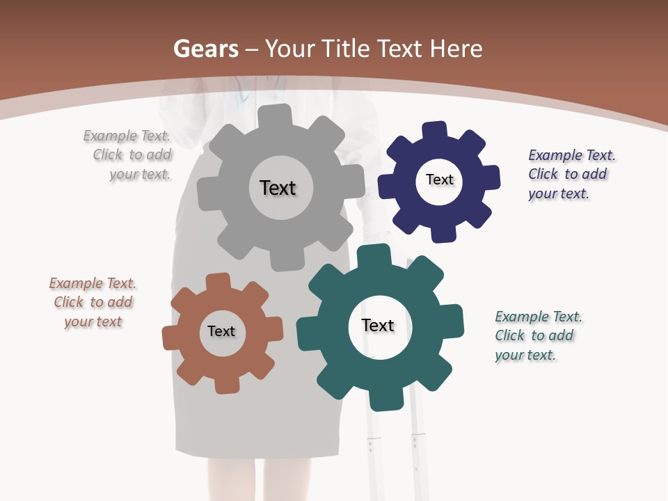 Forage Cap Stewardess Aviation PowerPoint Template