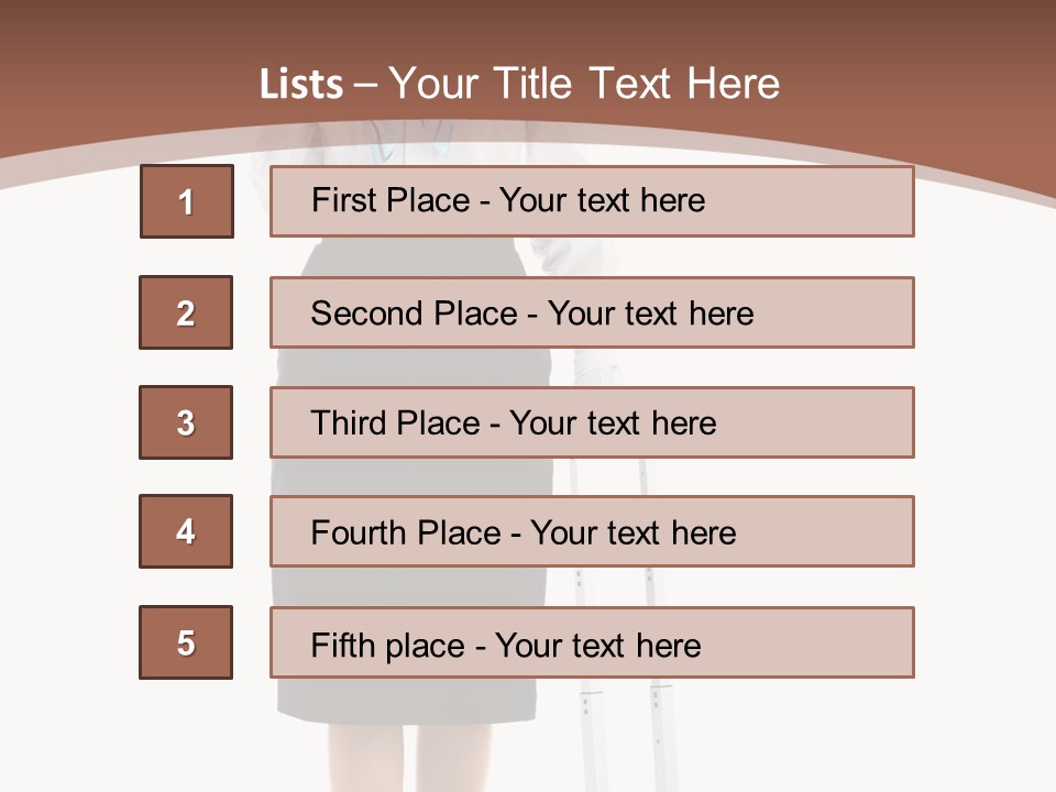 Forage Cap Stewardess Aviation PowerPoint Template