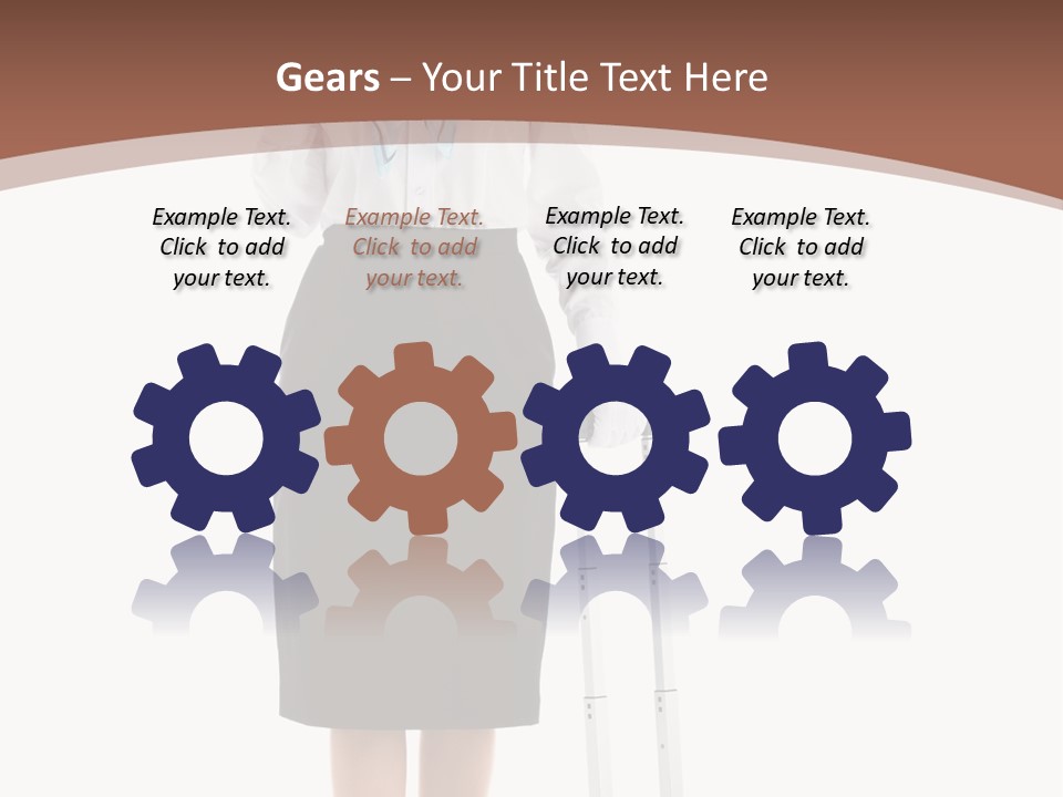 Forage Cap Stewardess Aviation PowerPoint Template