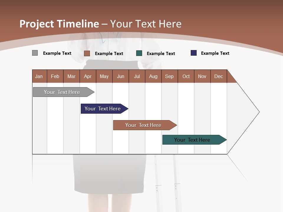 Forage Cap Stewardess Aviation PowerPoint Template