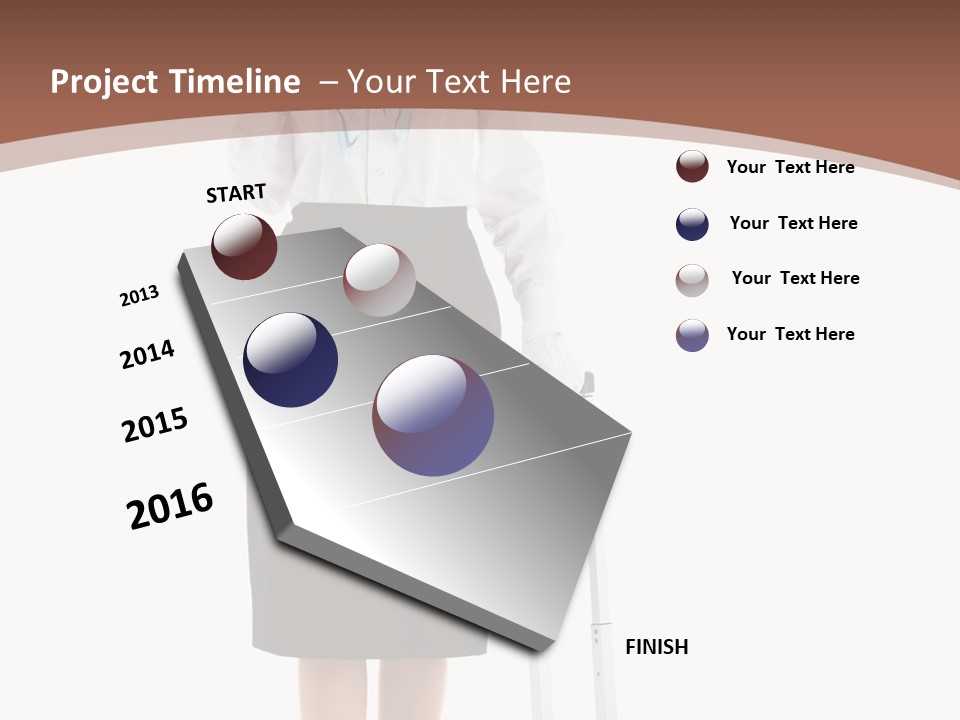 Forage Cap Stewardess Aviation PowerPoint Template