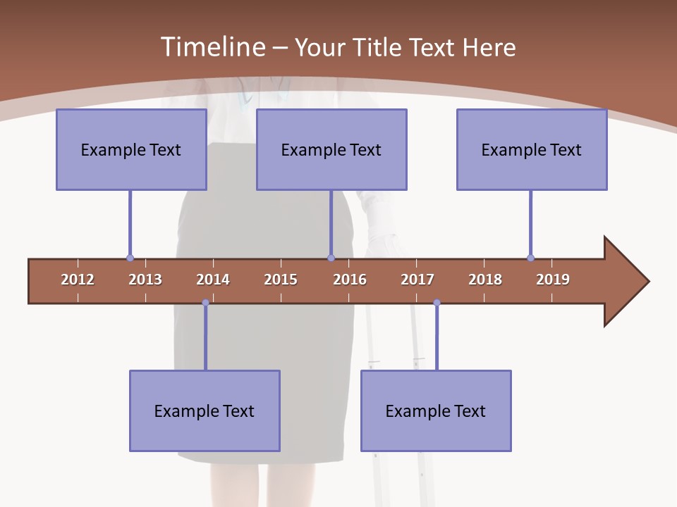 Forage Cap Stewardess Aviation PowerPoint Template