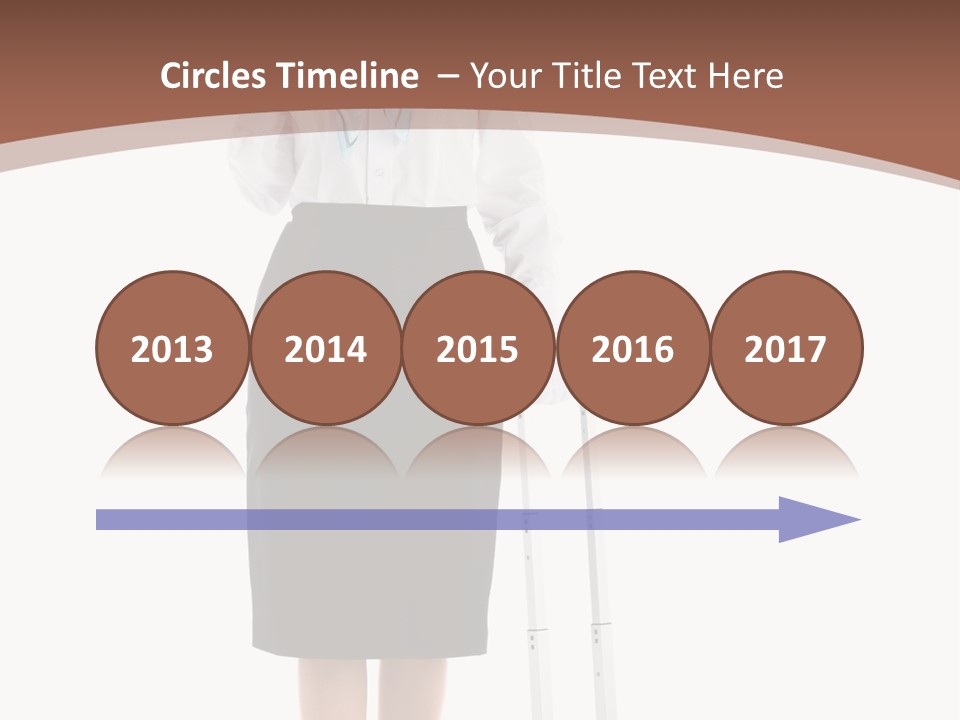 Forage Cap Stewardess Aviation PowerPoint Template