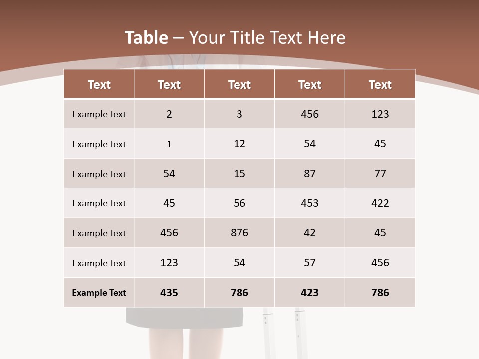 Forage Cap Stewardess Aviation PowerPoint Template