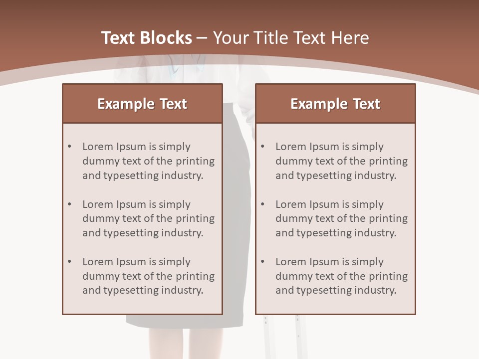 Forage Cap Stewardess Aviation PowerPoint Template