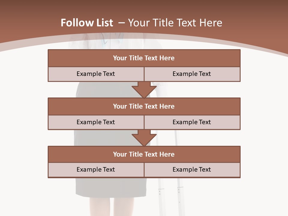 Forage Cap Stewardess Aviation PowerPoint Template