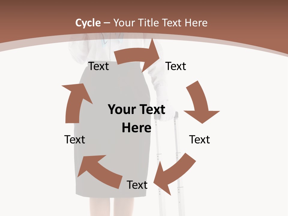 Forage Cap Stewardess Aviation PowerPoint Template