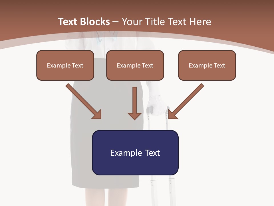 Forage Cap Stewardess Aviation PowerPoint Template