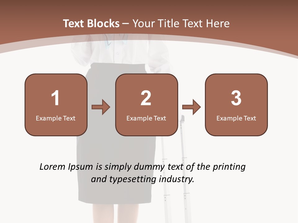 Forage Cap Stewardess Aviation PowerPoint Template