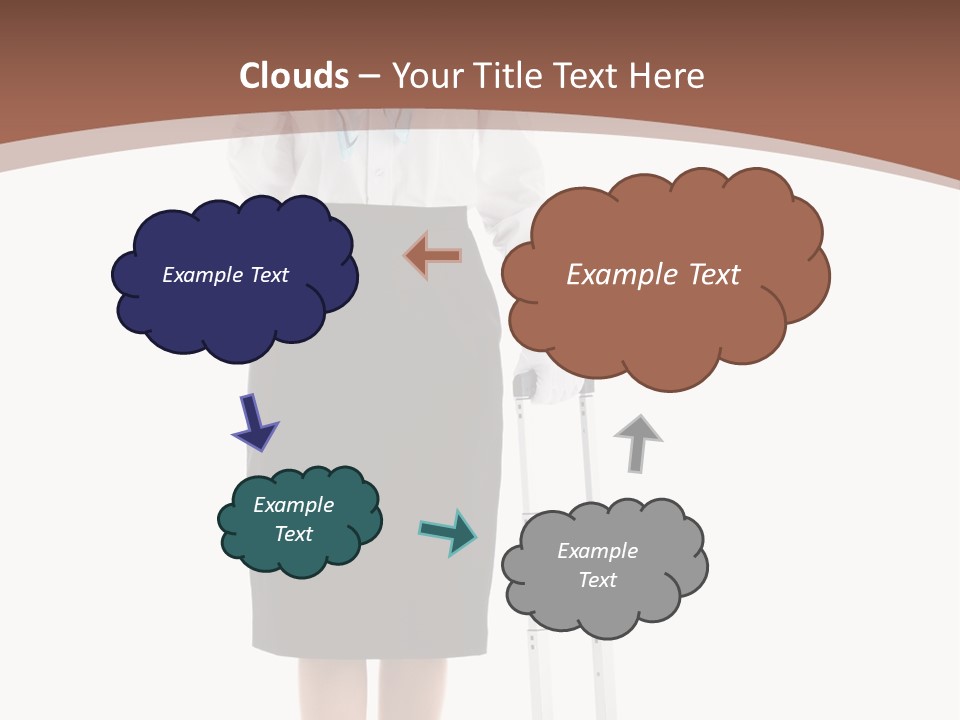 Forage Cap Stewardess Aviation PowerPoint Template