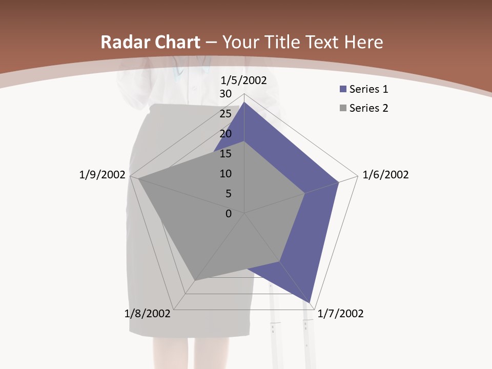 Forage Cap Stewardess Aviation PowerPoint Template