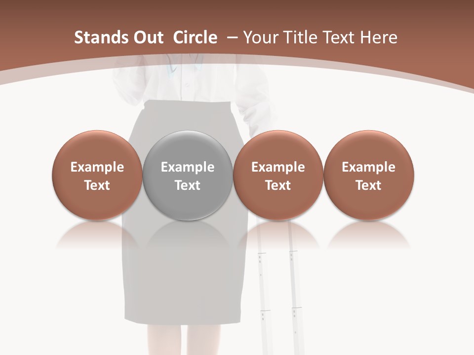 Forage Cap Stewardess Aviation PowerPoint Template