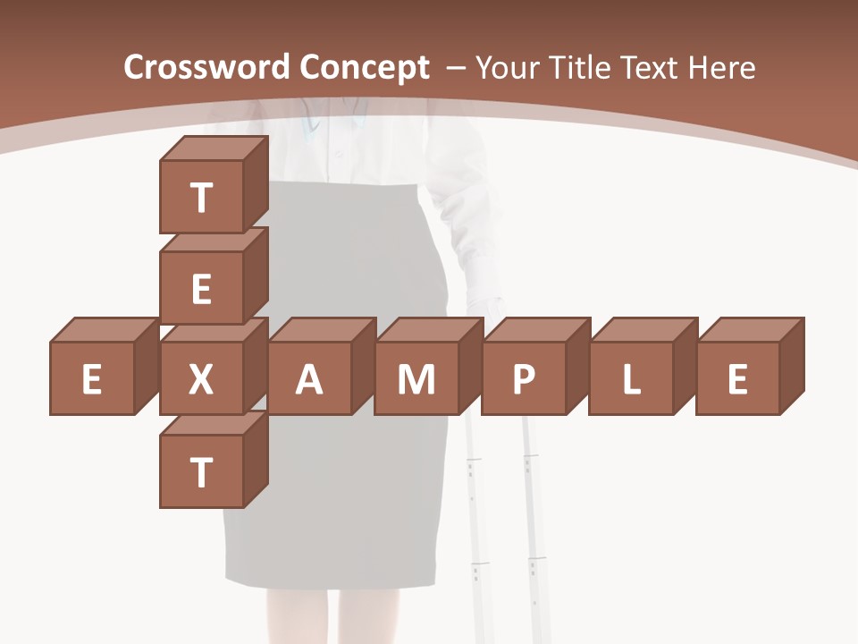 Forage Cap Stewardess Aviation PowerPoint Template