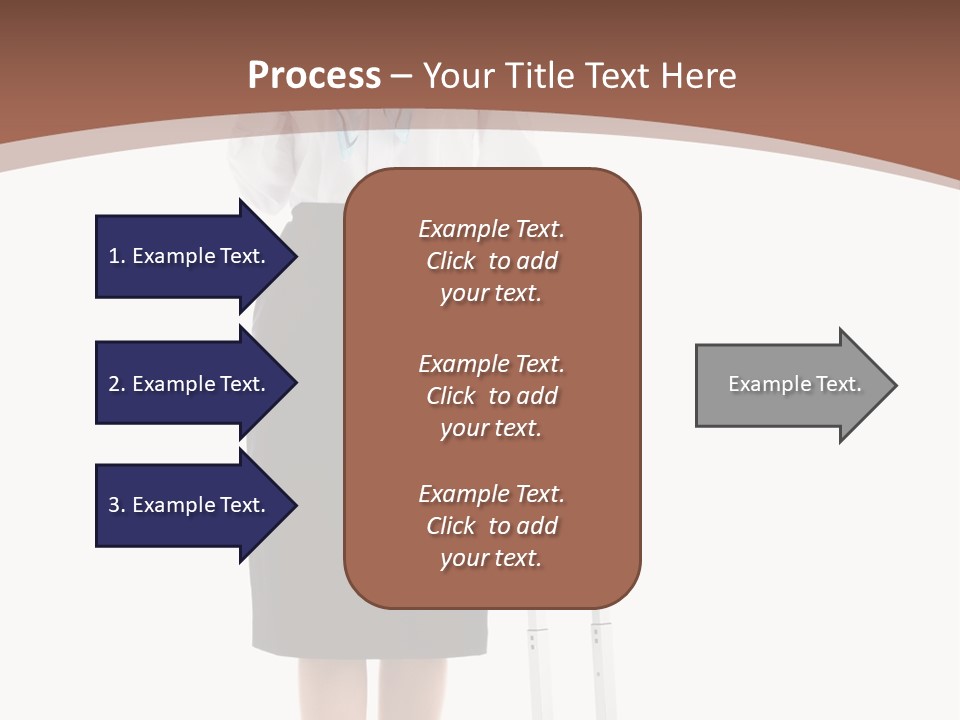 Forage Cap Stewardess Aviation PowerPoint Template