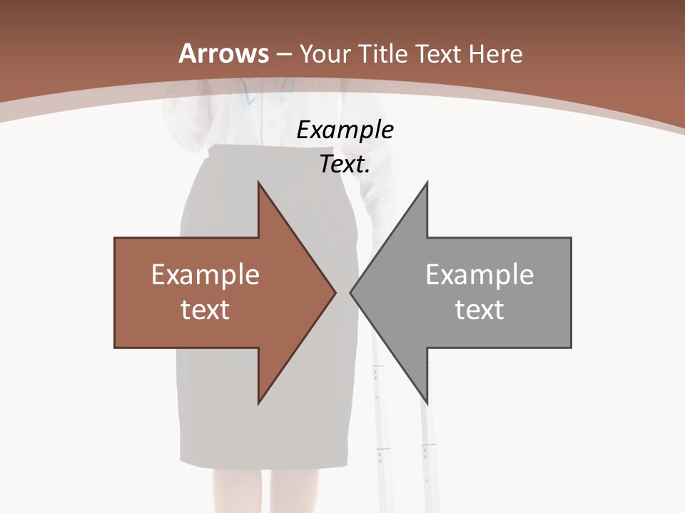 Forage Cap Stewardess Aviation PowerPoint Template