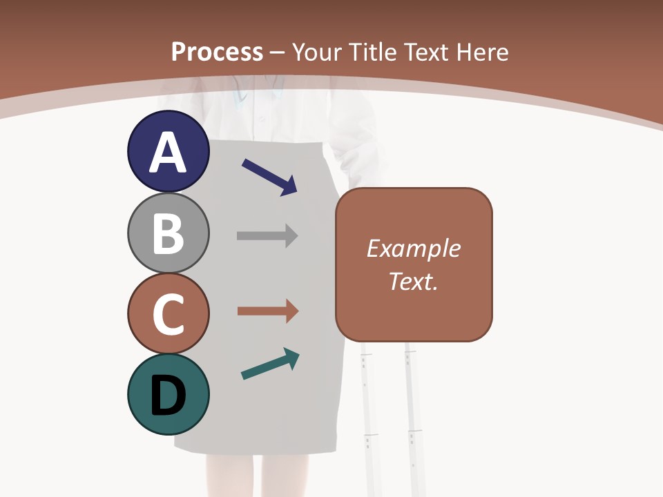 Forage Cap Stewardess Aviation PowerPoint Template