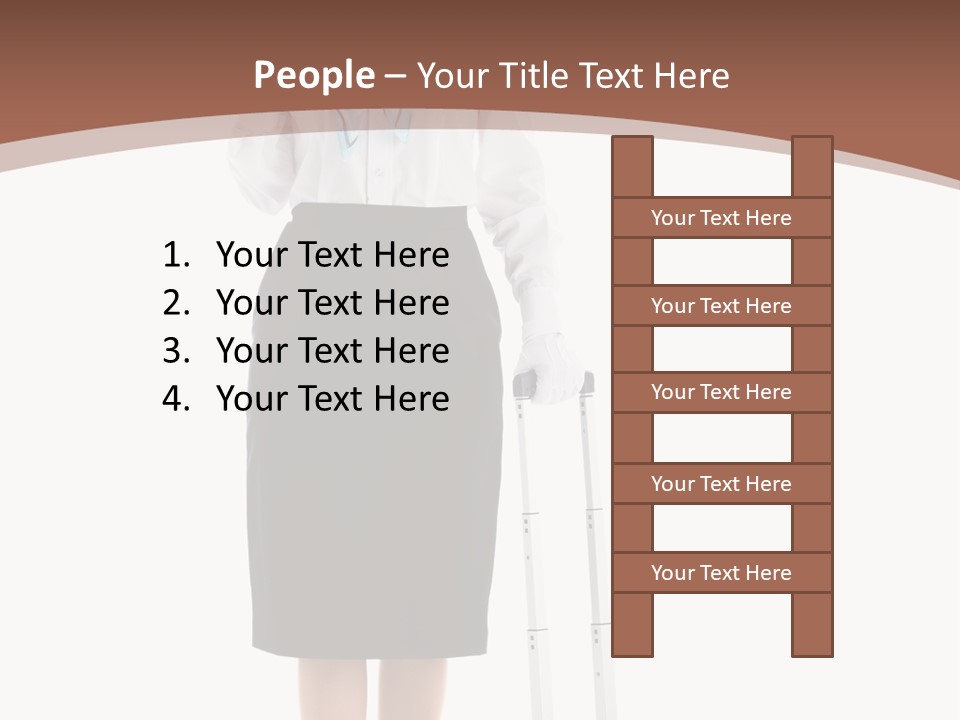 Forage Cap Stewardess Aviation PowerPoint Template