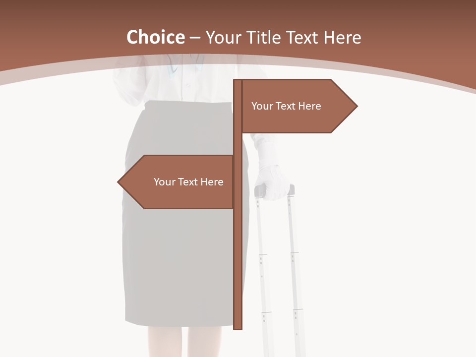 Forage Cap Stewardess Aviation PowerPoint Template