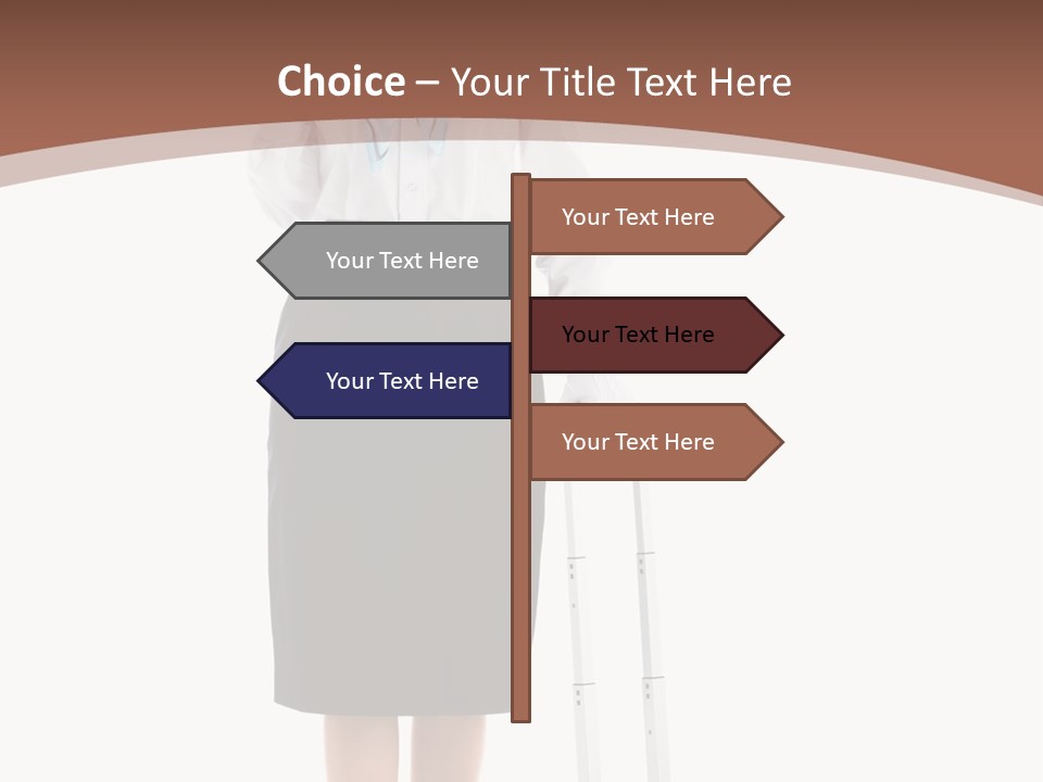 Forage Cap Stewardess Aviation PowerPoint Template