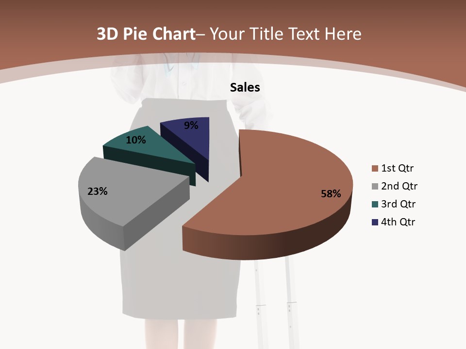 Forage Cap Stewardess Aviation PowerPoint Template