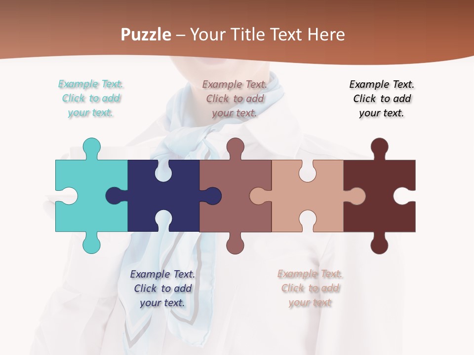 Stewardess Travel Female PowerPoint Template