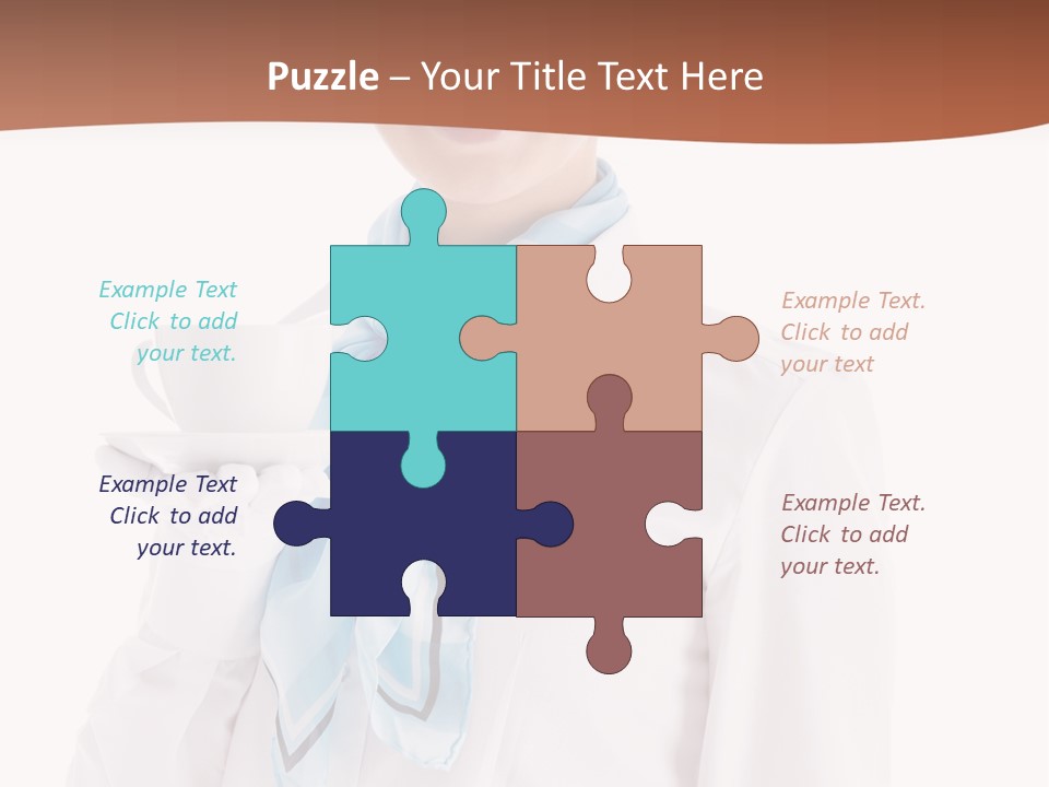 Stewardess Travel Female PowerPoint Template