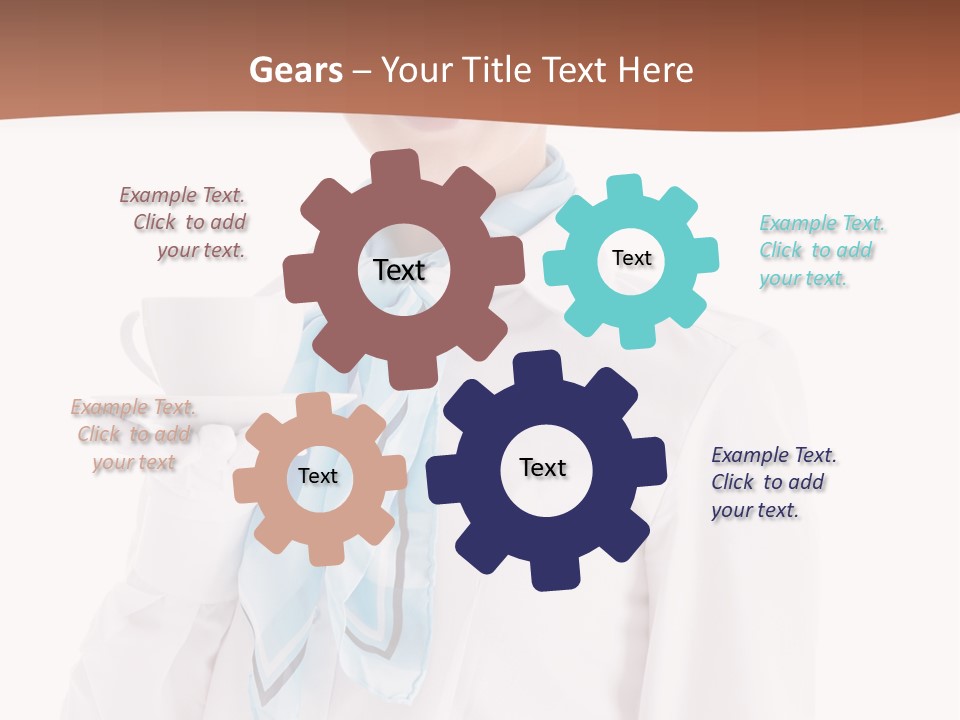 Stewardess Travel Female PowerPoint Template