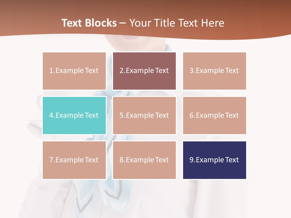 Stewardess Travel Female PowerPoint Template