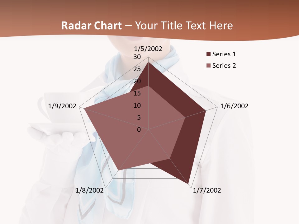 Stewardess Travel Female PowerPoint Template
