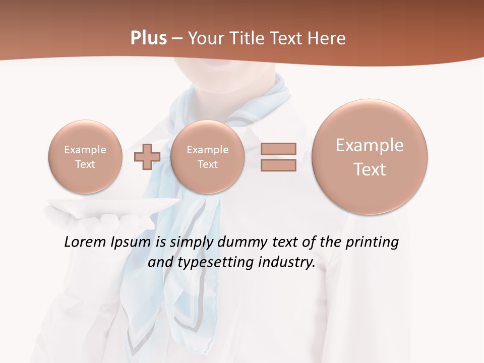 Stewardess Travel Female PowerPoint Template