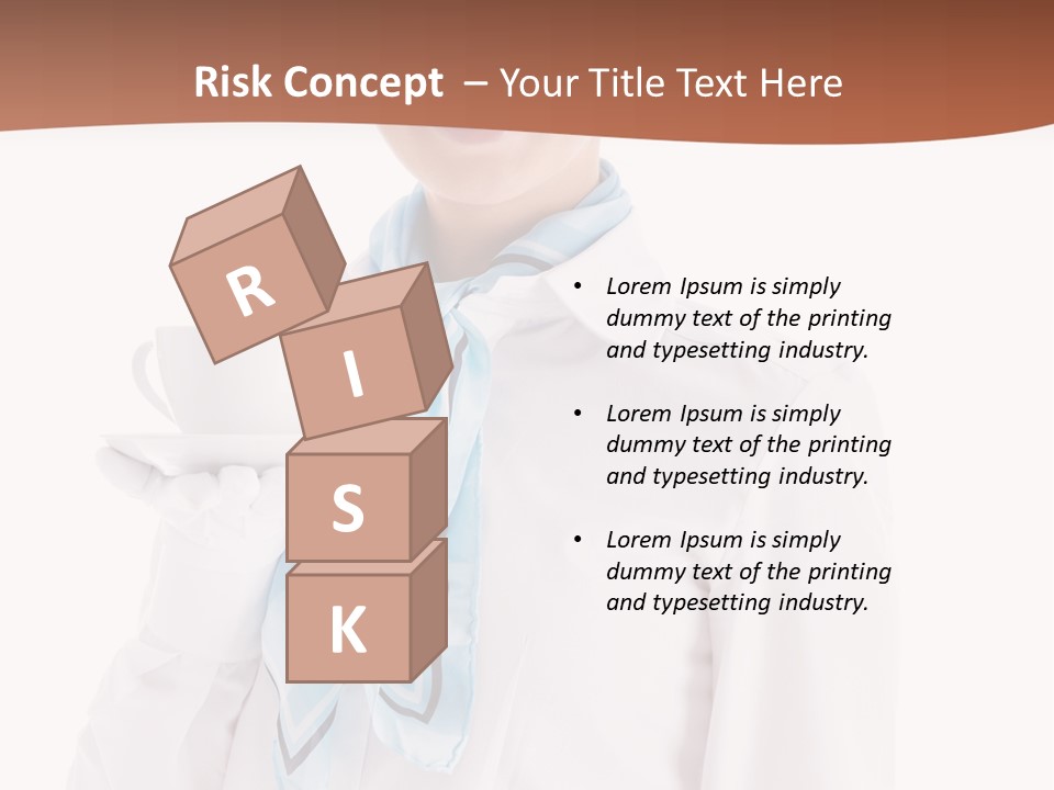 Stewardess Travel Female PowerPoint Template