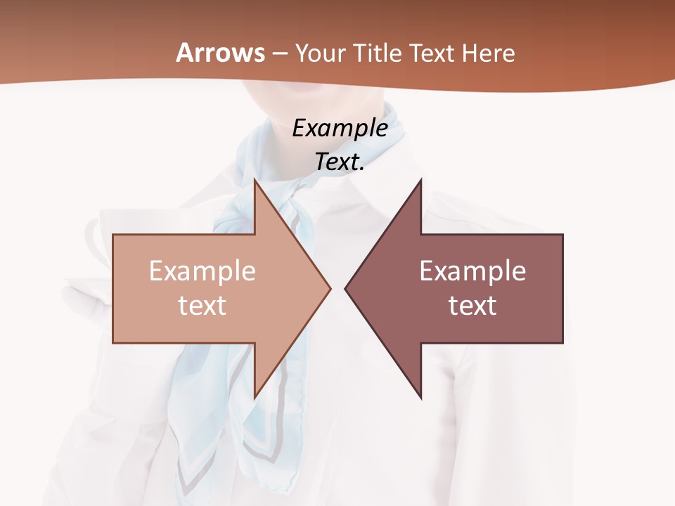 Stewardess Travel Female PowerPoint Template