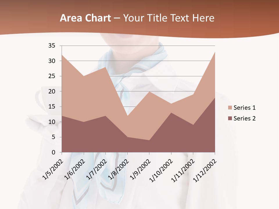 Stewardess Travel Female PowerPoint Template