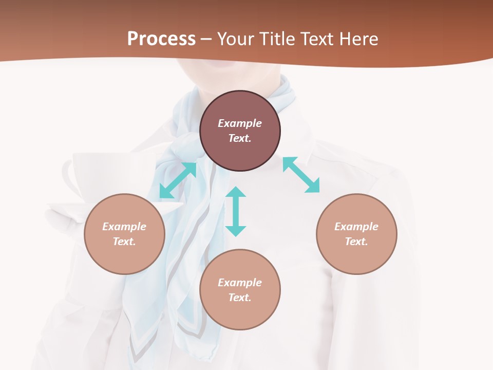 Stewardess Travel Female PowerPoint Template