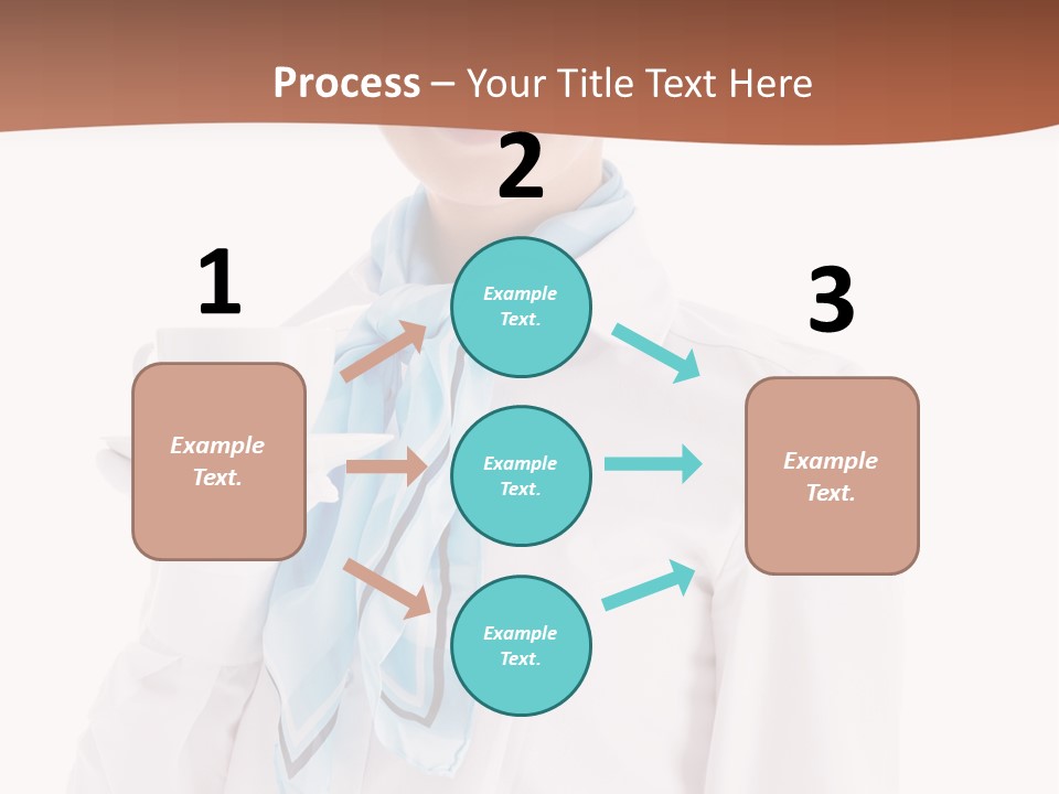 Stewardess Travel Female PowerPoint Template