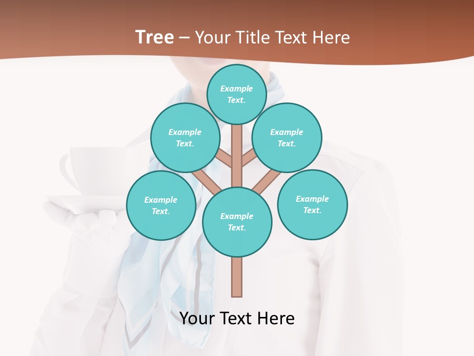 Stewardess Travel Female PowerPoint Template