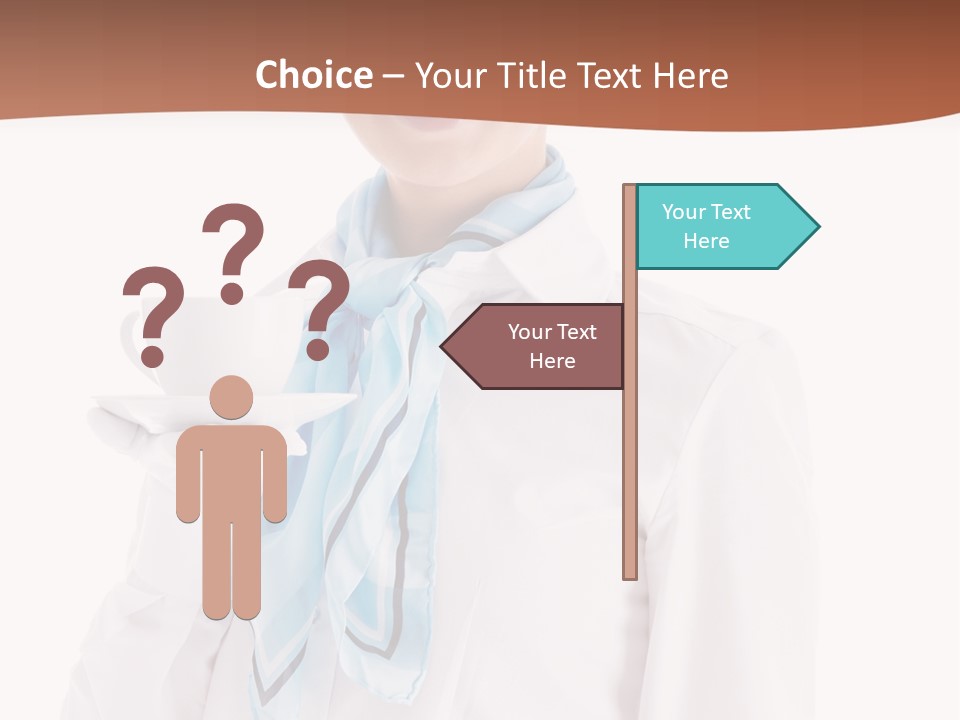 Stewardess Travel Female PowerPoint Template