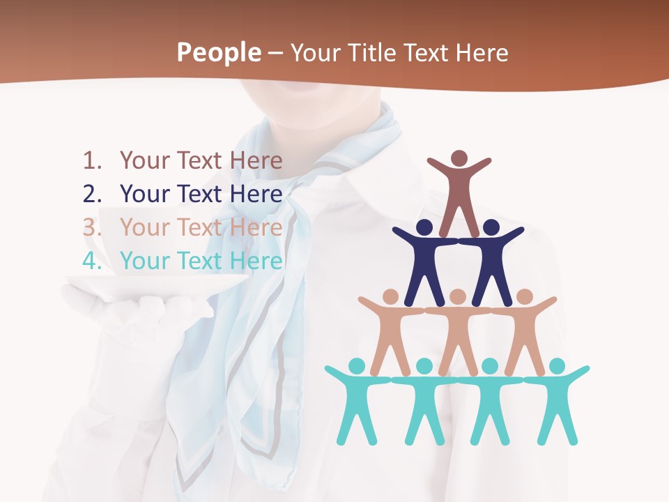 Stewardess Travel Female PowerPoint Template