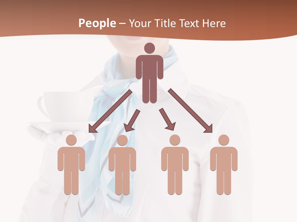 Stewardess Travel Female PowerPoint Template