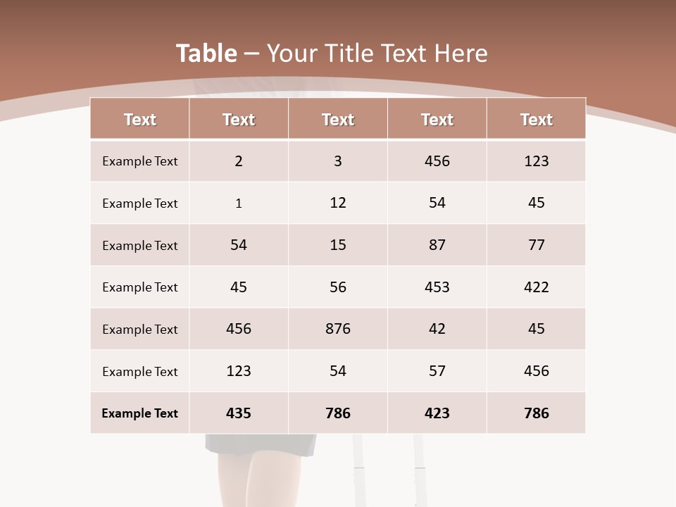 Torso Strength Shape PowerPoint Template