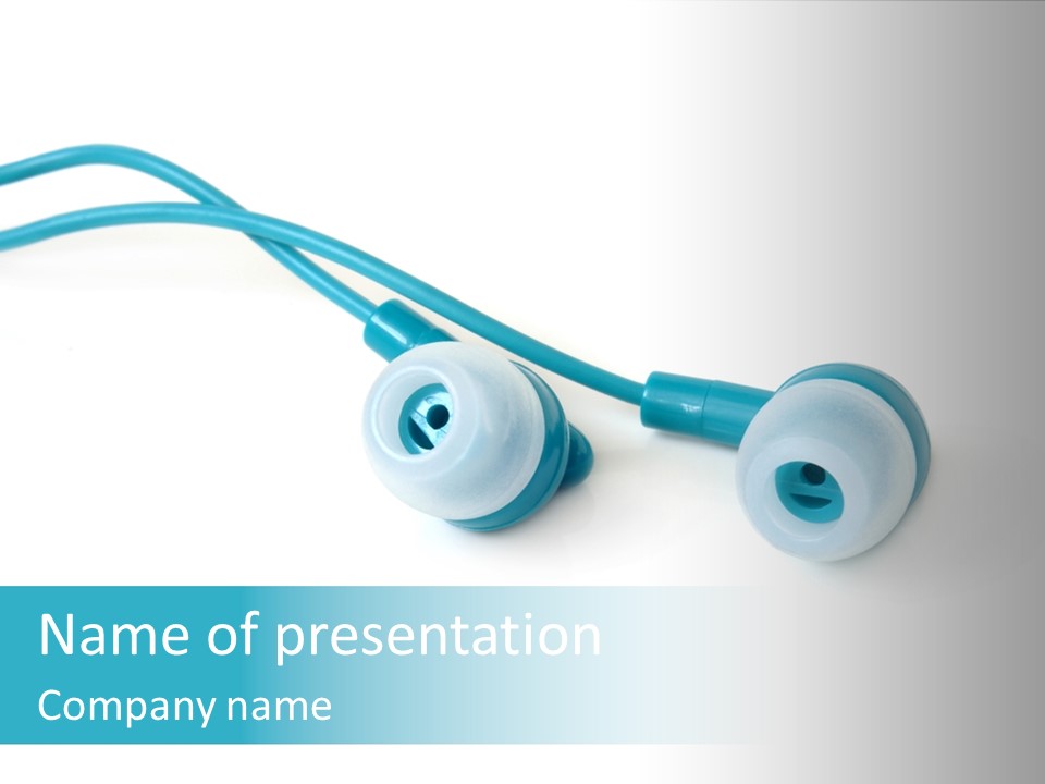 Elegance Cassette Ear PowerPoint Template