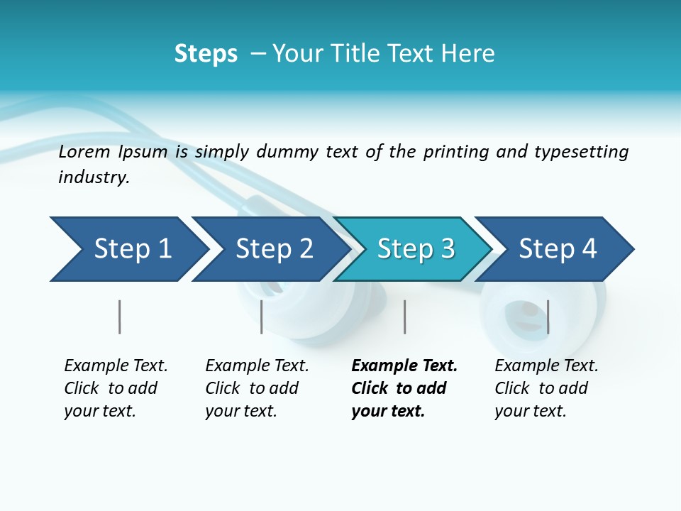 Elegance Cassette Ear PowerPoint Template